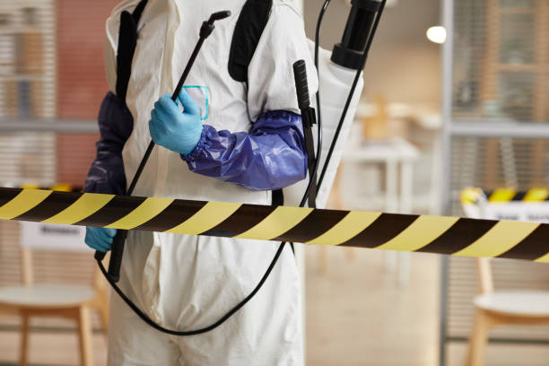 Professional Biohazard Cleanup technician working in Newnan, GA